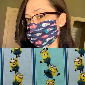 2 Pack Minions Face Mask